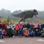 Spotkanie piątoklasistów z dinozaurami w Krasiejowie