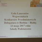 Gala Laureatów Wojewódzkich Konkursów Przedmiotowych