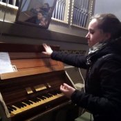 Klasy I poznają pracę organisty