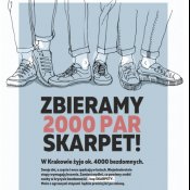 Zapraszamy do udziału w akcji „Zbieramy 2000 par skarpet” dla ubogich