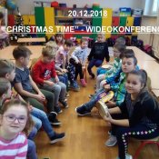 "Christmas time"- II wideokonferencja w klasie I a