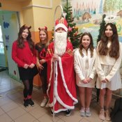 Wizyta św. Mikołaja w szkole
