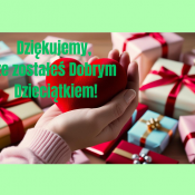 Dziękujemy, że zostałeś Dobrym Dzieciątkiem!