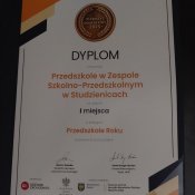 PRZEDSZKOLE ROKU